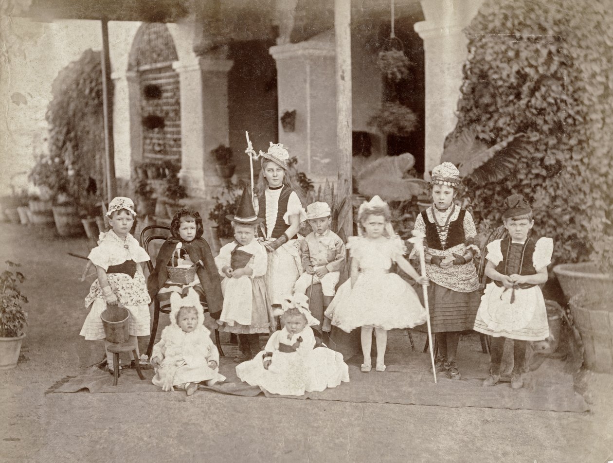 Børnefest i Indien, slutningen af det 19. århundrede af English Photographer