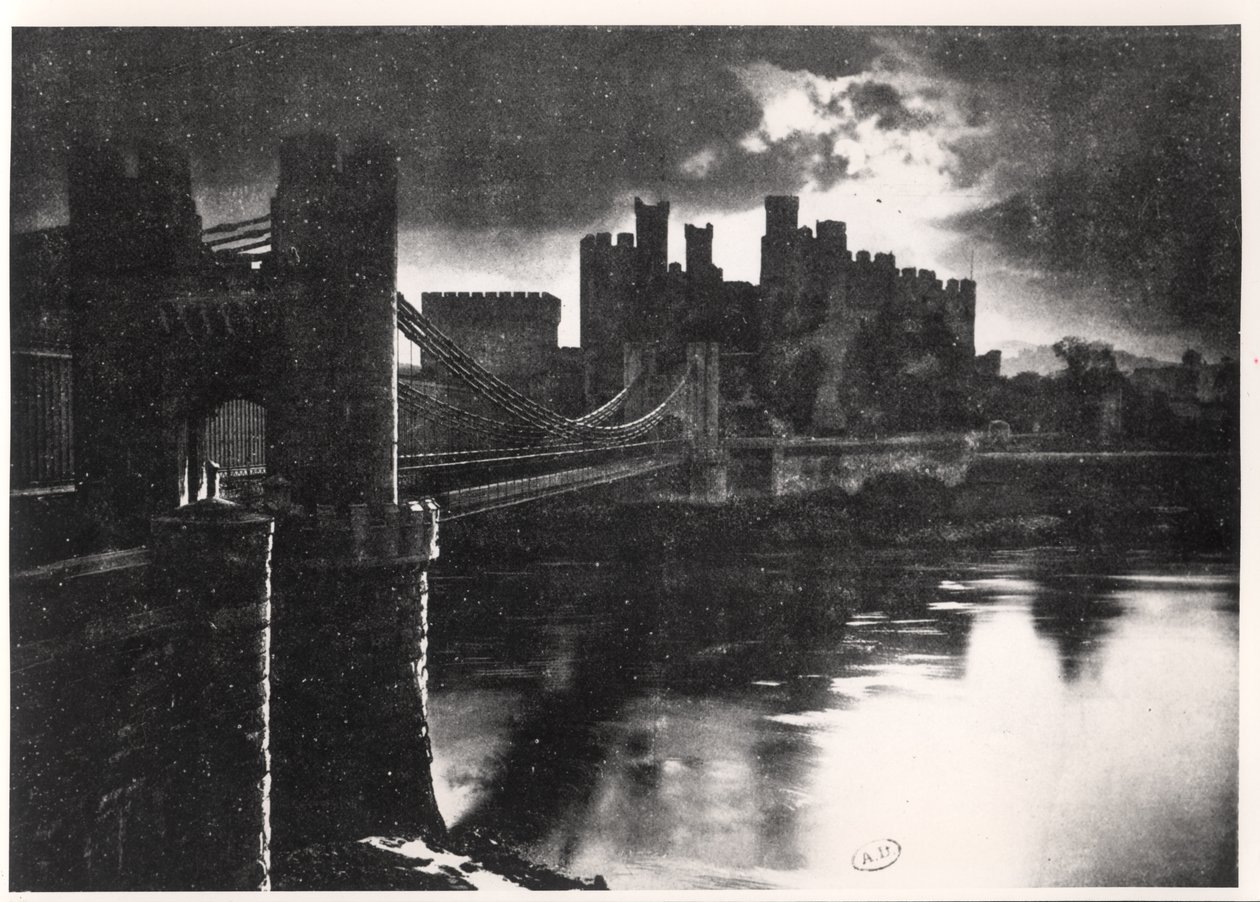 Conway Castle, ca. 1920-30 af English Photographer