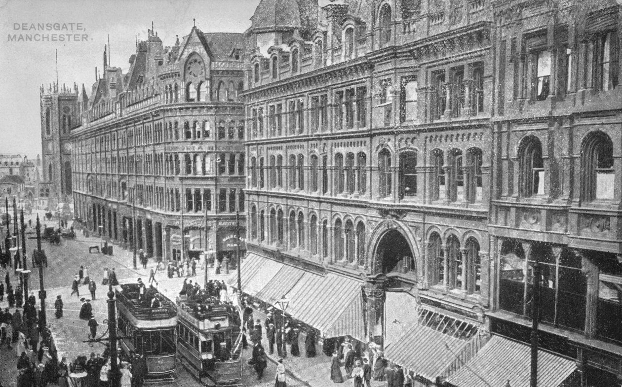 Deansgate, Manchester, ca. 1910 af English Photographer