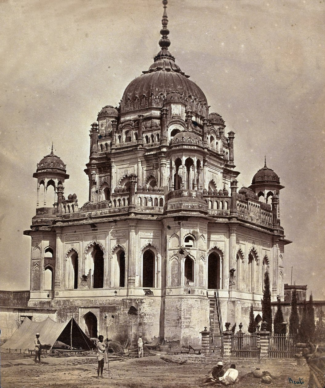 Kuppelformet palads, ca. 1858 af English Photographer
