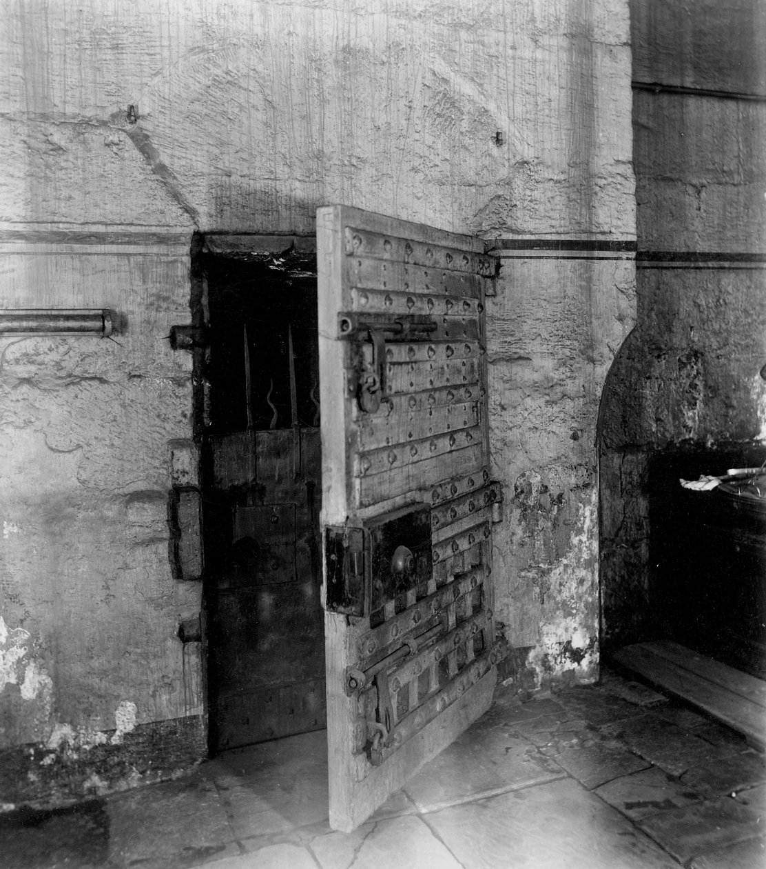 Dør til Newgate Prison af English Photographer