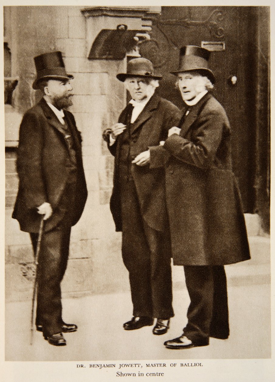 Dr. Benjamin Jowett, Master of Balliol, fotografi fra The Times (sepiafoto) af English Photographer