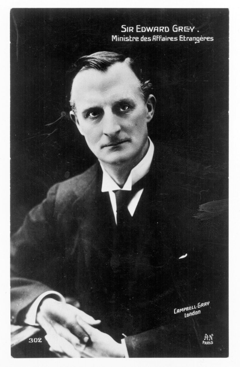Edward Grey, 1. Viscount Grey af Fallodon af English Photographer