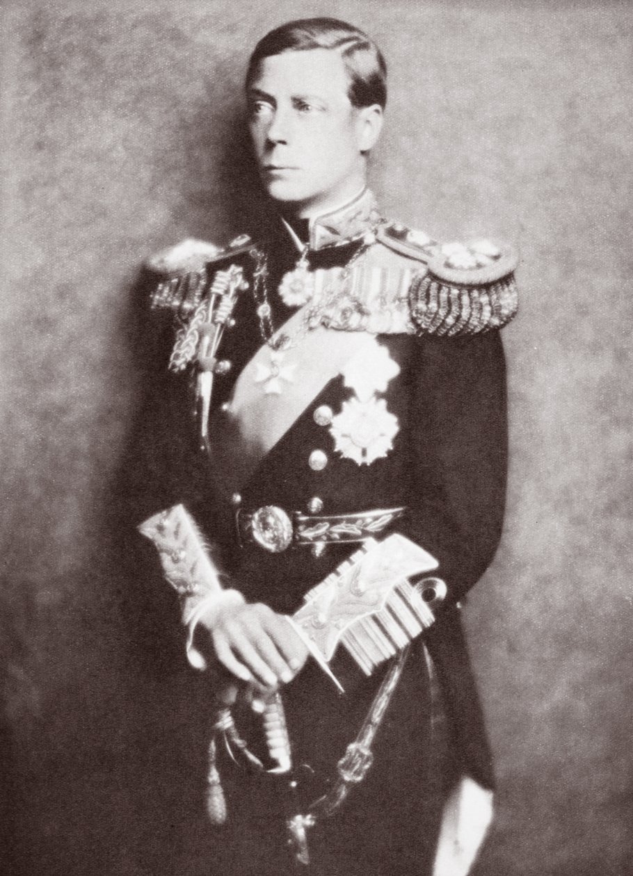 Edward VIII ved hans tiltrædelse, 1936 af English Photographer