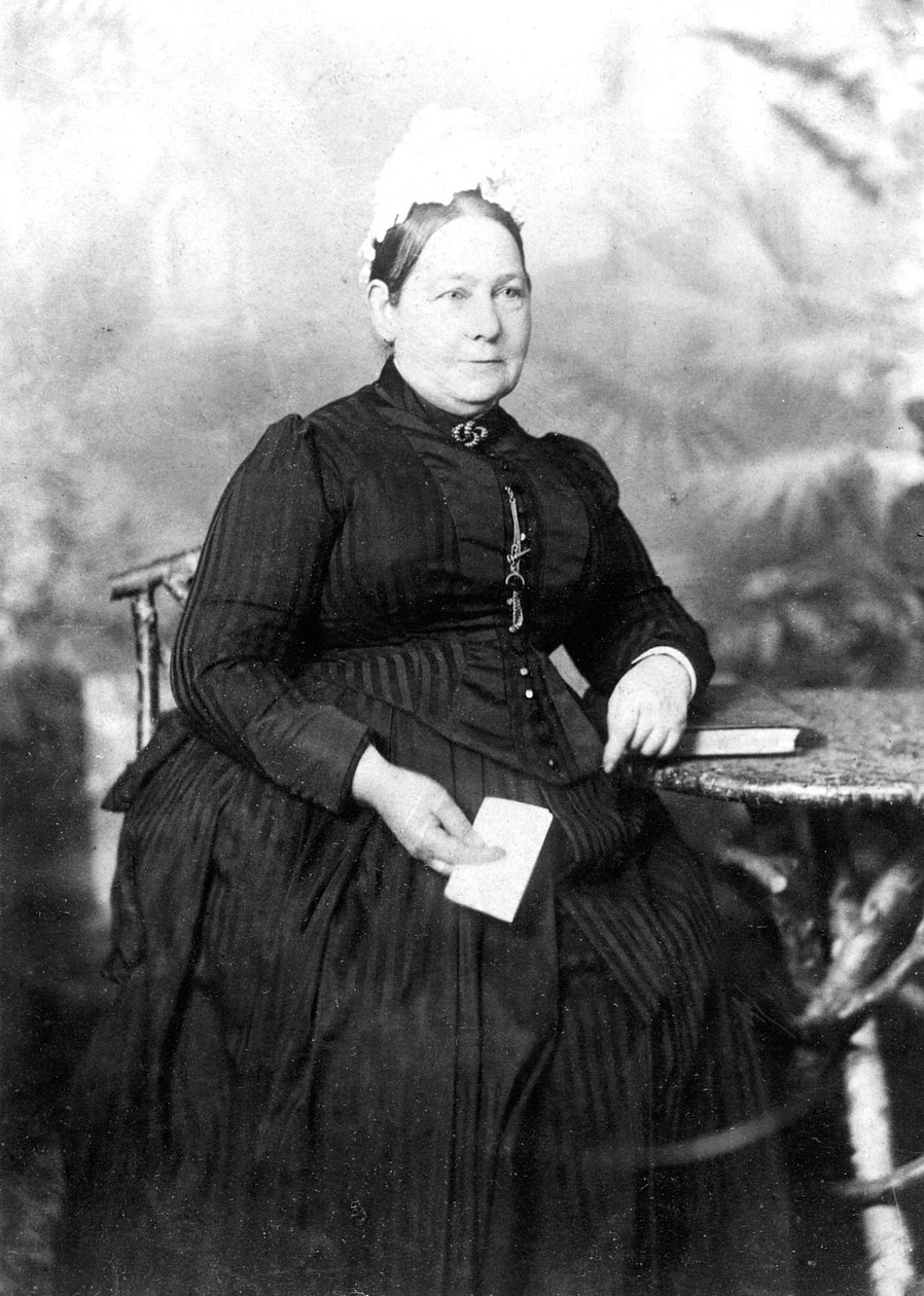 Elizabeth Ann Everest (d. 1895), barnepige til Winston Churchill (1874-1965) af English Photographer