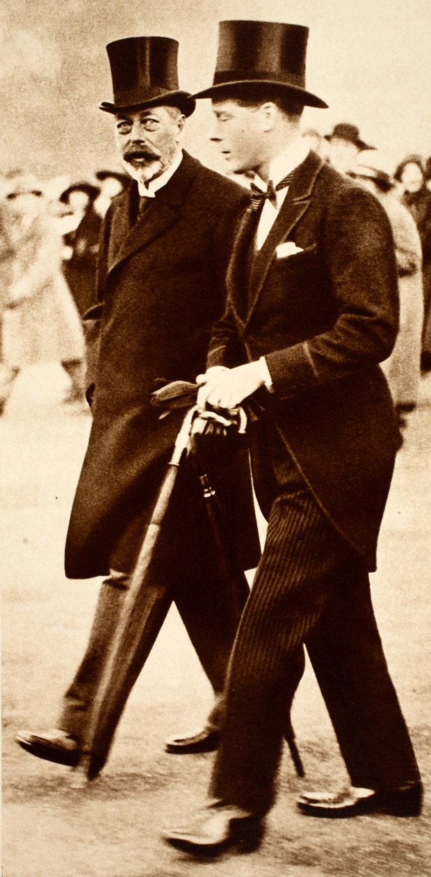 Far og søn - King George og Prince Edward, slutningen af 1920