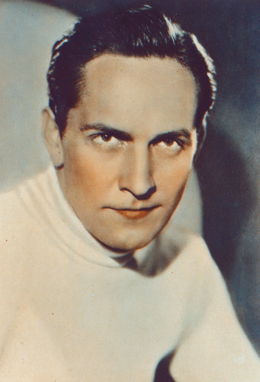 Frederic March, cigaretkort af English Photographer