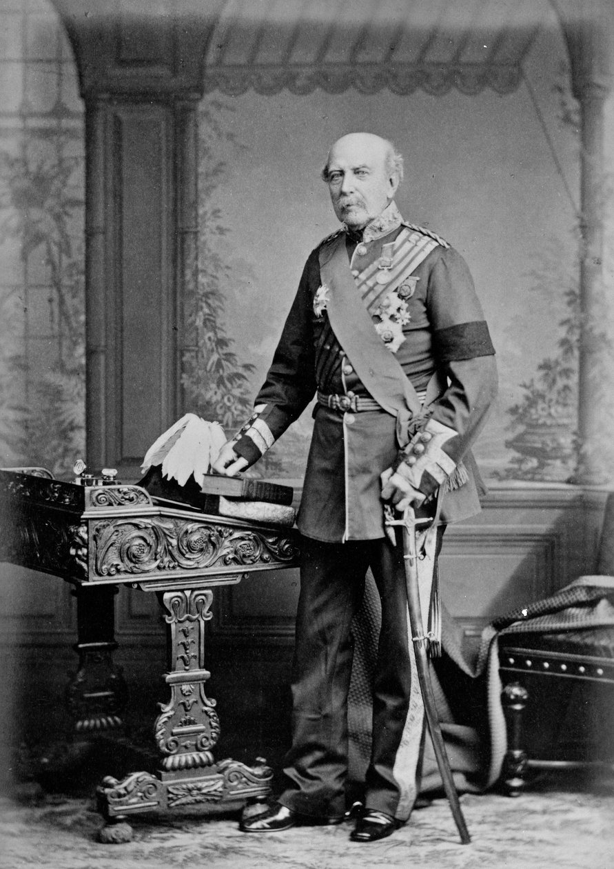 General Sir WF Williams, 1856 af English Photographer