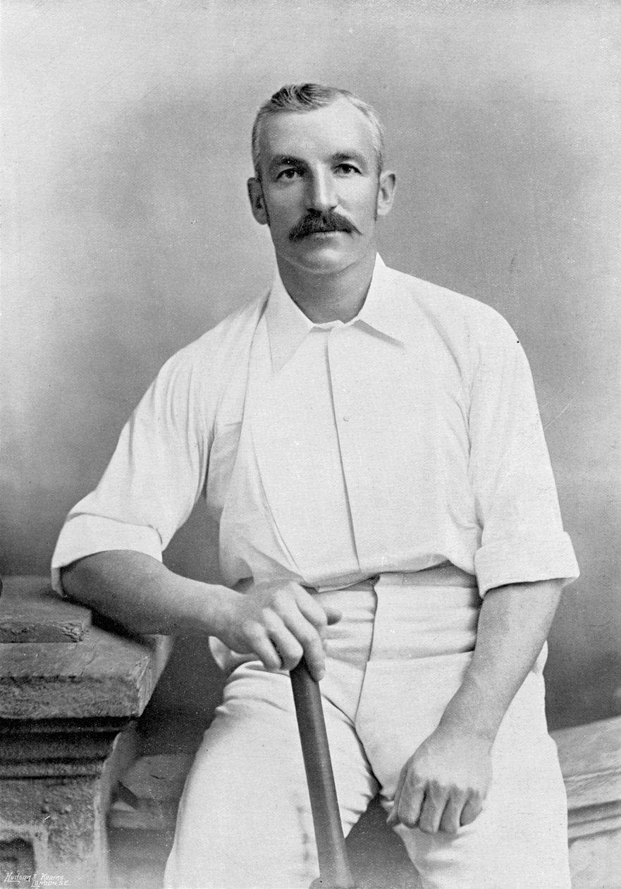 George Giffen, fra Famous Cricketers and Cricket Grounds, udgivet af Hudson og Kearns, 1895 af English Photographer