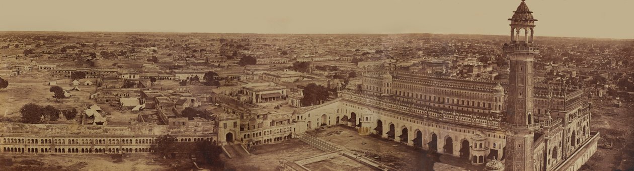 Indian Cityscape, fra en samling af niogtyve fotografier forbundet med det indiske mytteri, ca. 1858 af English Photographer