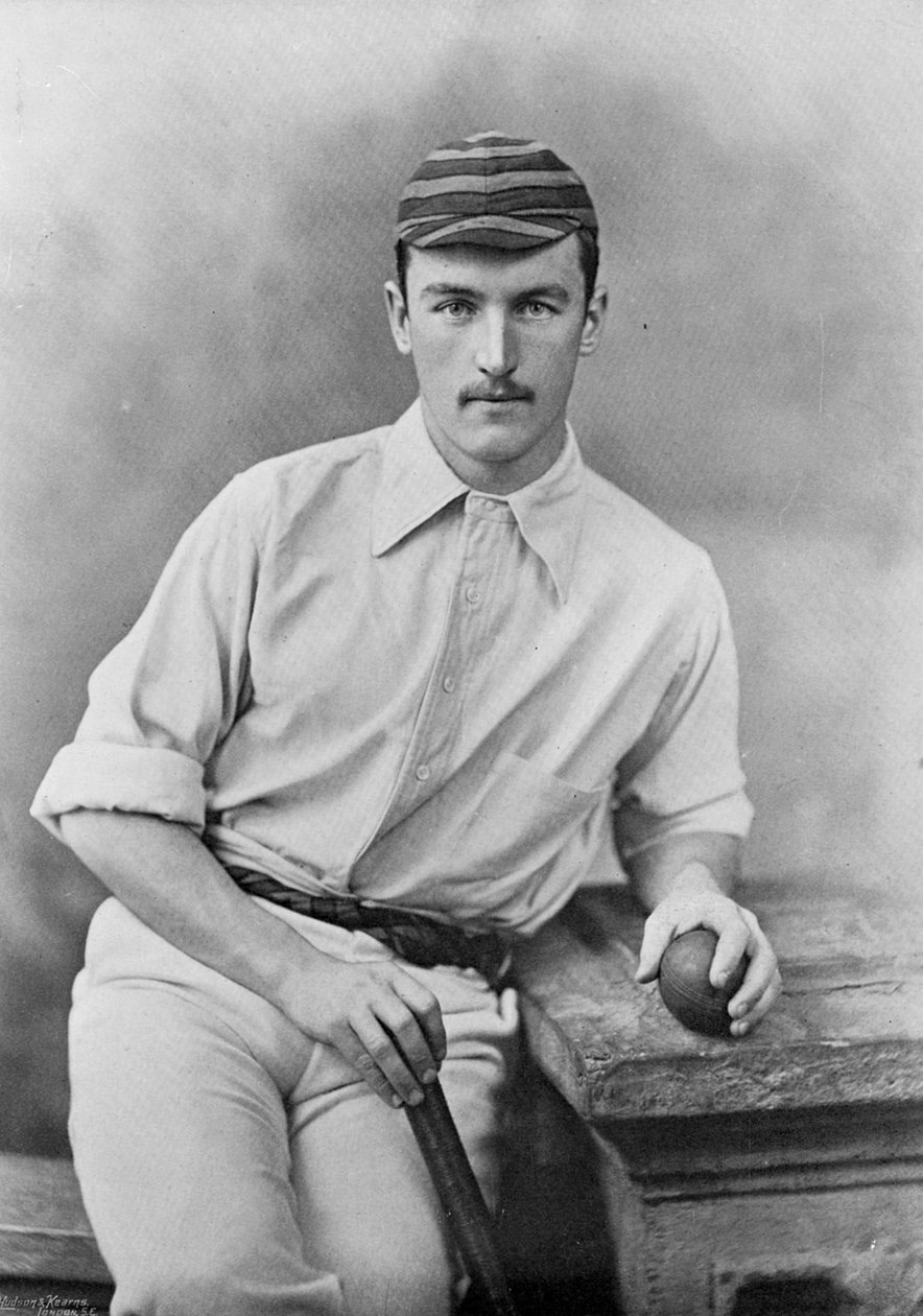 J.J. Ferris, fra Famous Cricketers and Cricket Grounds, udgivet af Hudson og Kearns, 1895 af English Photographer