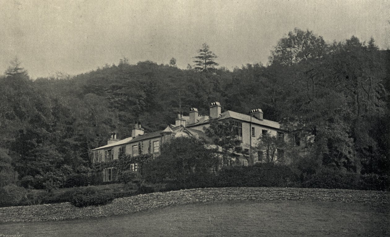 John Ruskin (1819-1900) hjemme i Brantwood af English Photographer