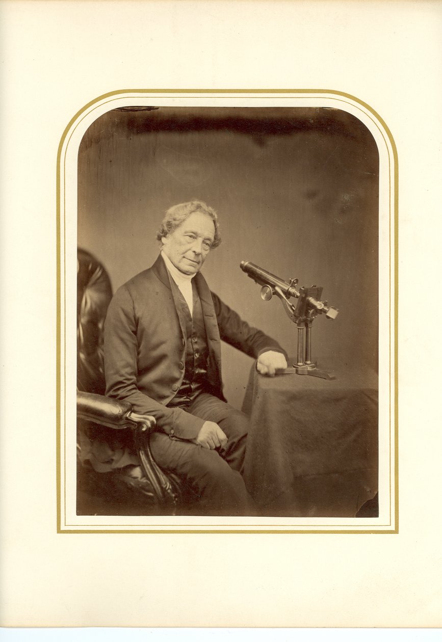 Joseph Jackson Lister FRS (bw fotografi) af English Photographer