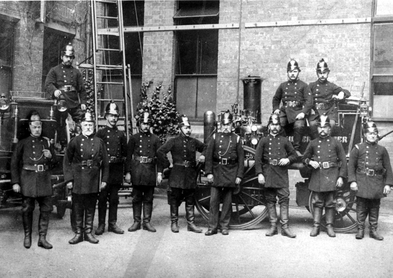 Kidderminster brandvæsen, 1910 af English Photographer