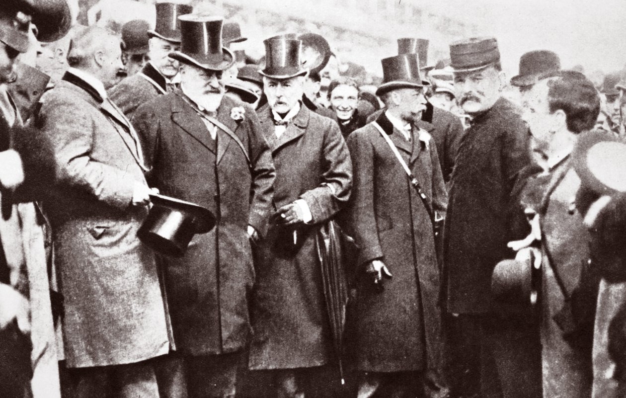 Kong Edward VII og prinsen af Wales i Epsom, 1909 af English Photographer