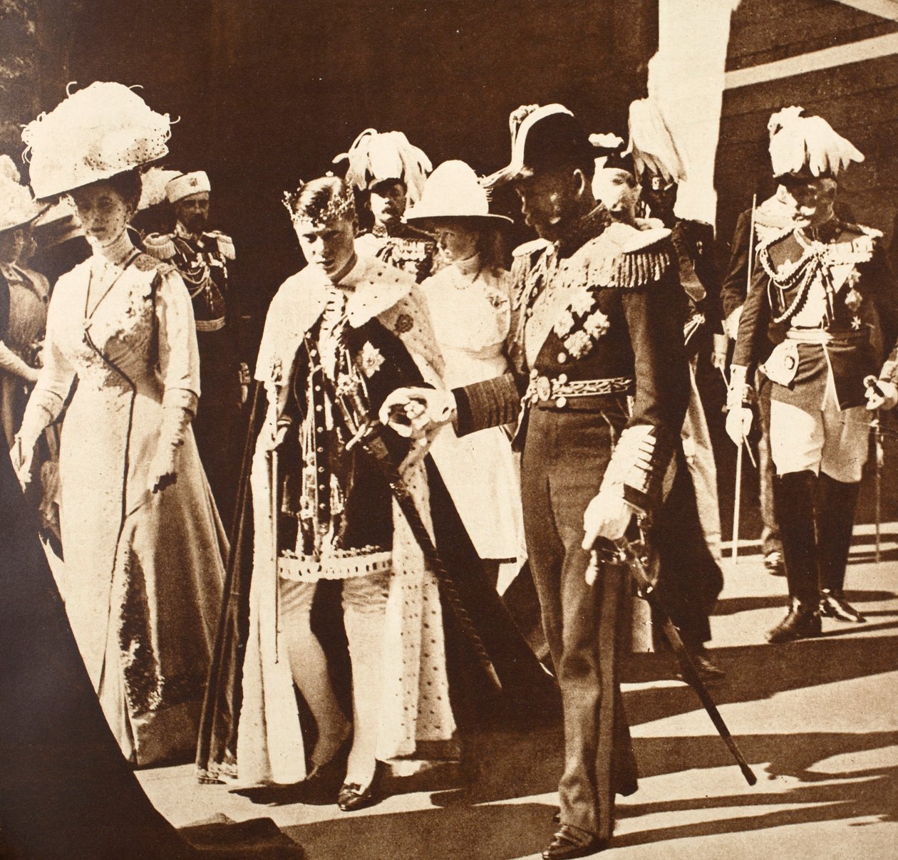 King Edward VIII Investiture som Prins af Wales, 1911 af English Photographer
