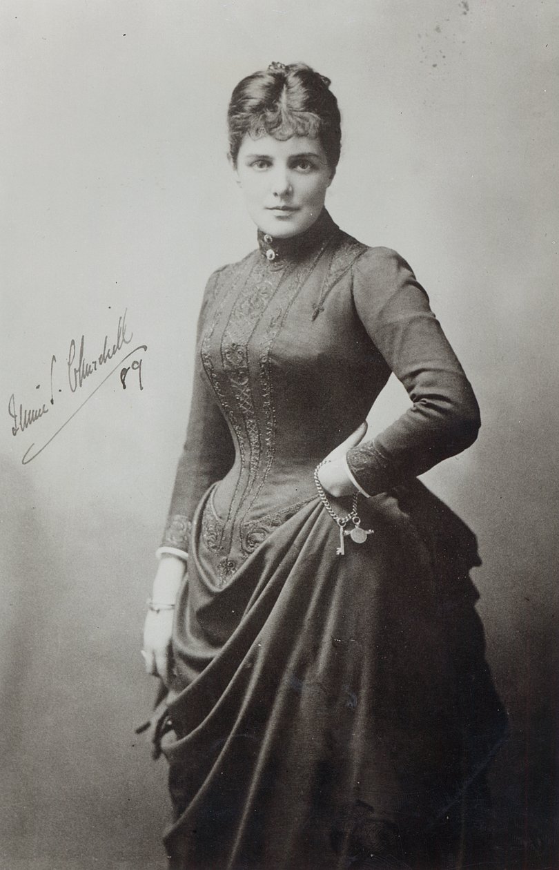 Lady Randolph Churchill af English Photographer