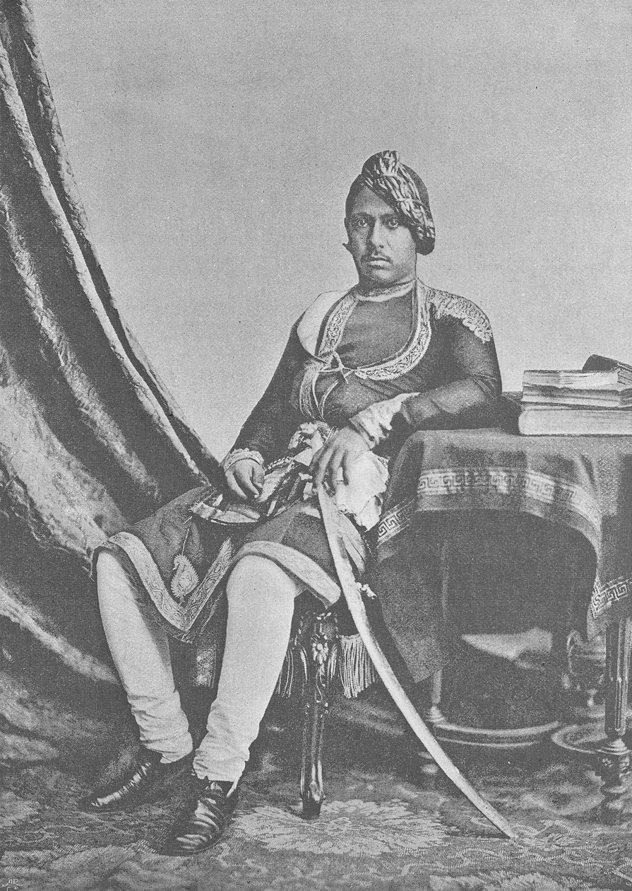 Maharaja Jashwant Singh af Bharatpur af English Photographer
