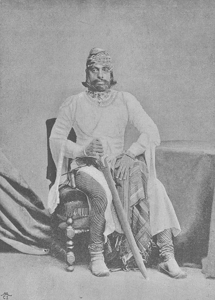 Maharaja Jaswant Singhji II af Jodhpur af English Photographer