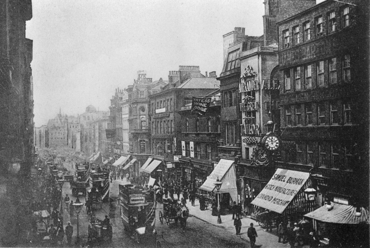Market Street, Manchester, ca. 1910 af English Photographer