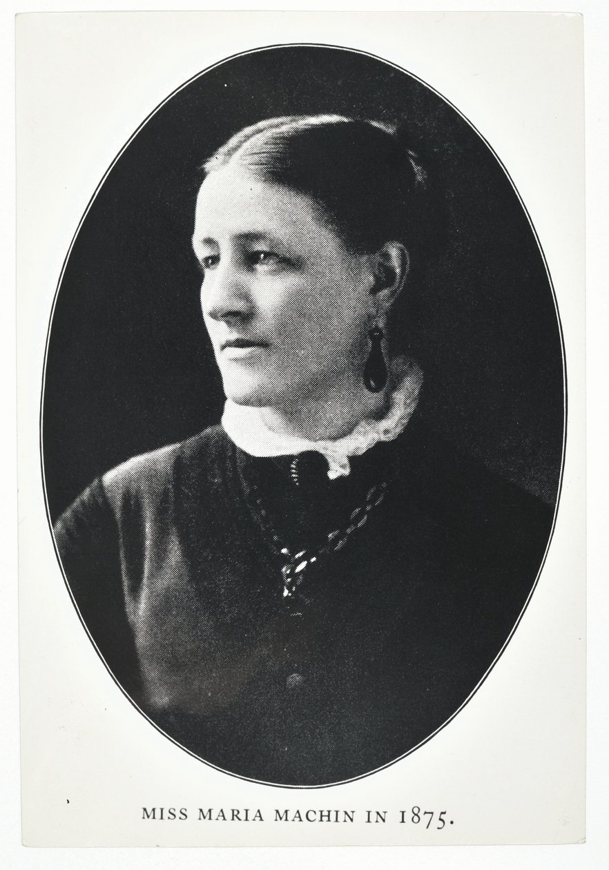 Miss Maria Machin, 1875 af English Photographer