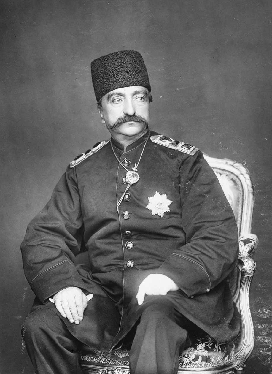 Naser al-Din Shah Qajar af Persien af English Photographer