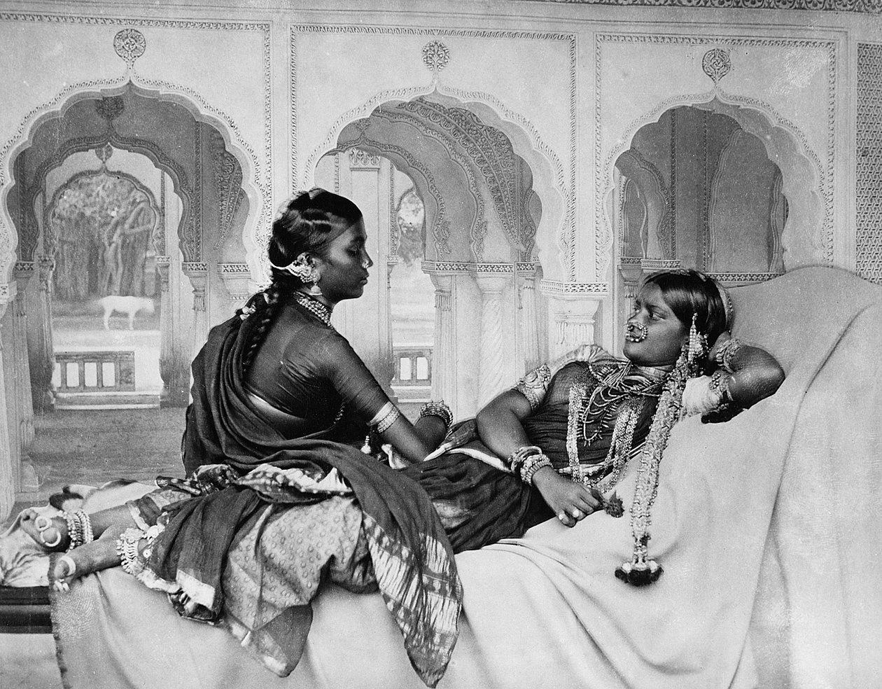 Nautch-piger (dansepiger), 1890