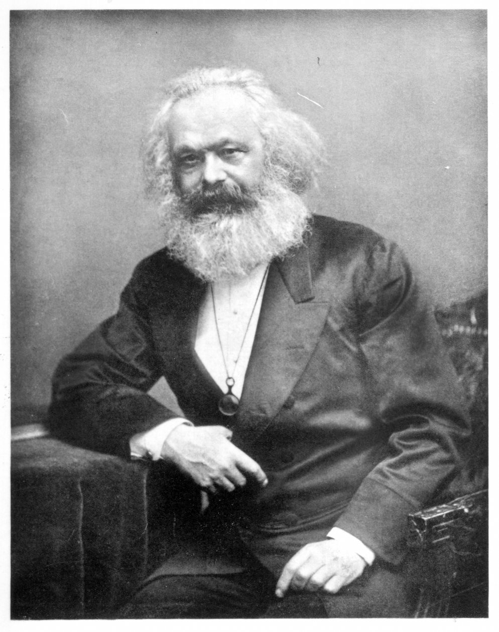 Portræt af Karl Marx (1818-1893) af English Photographer