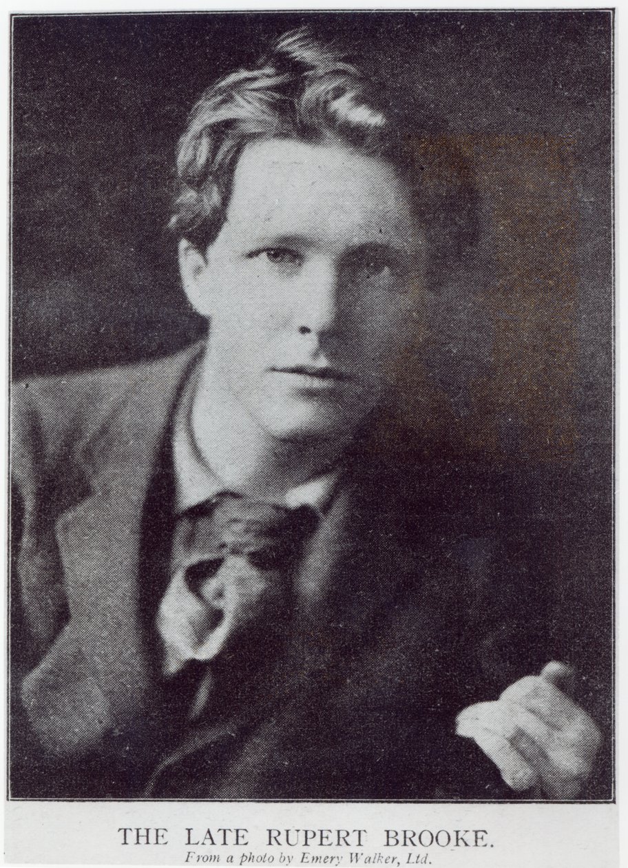 Portræt af Rupert Brooke (1887-1915) af English Photographer