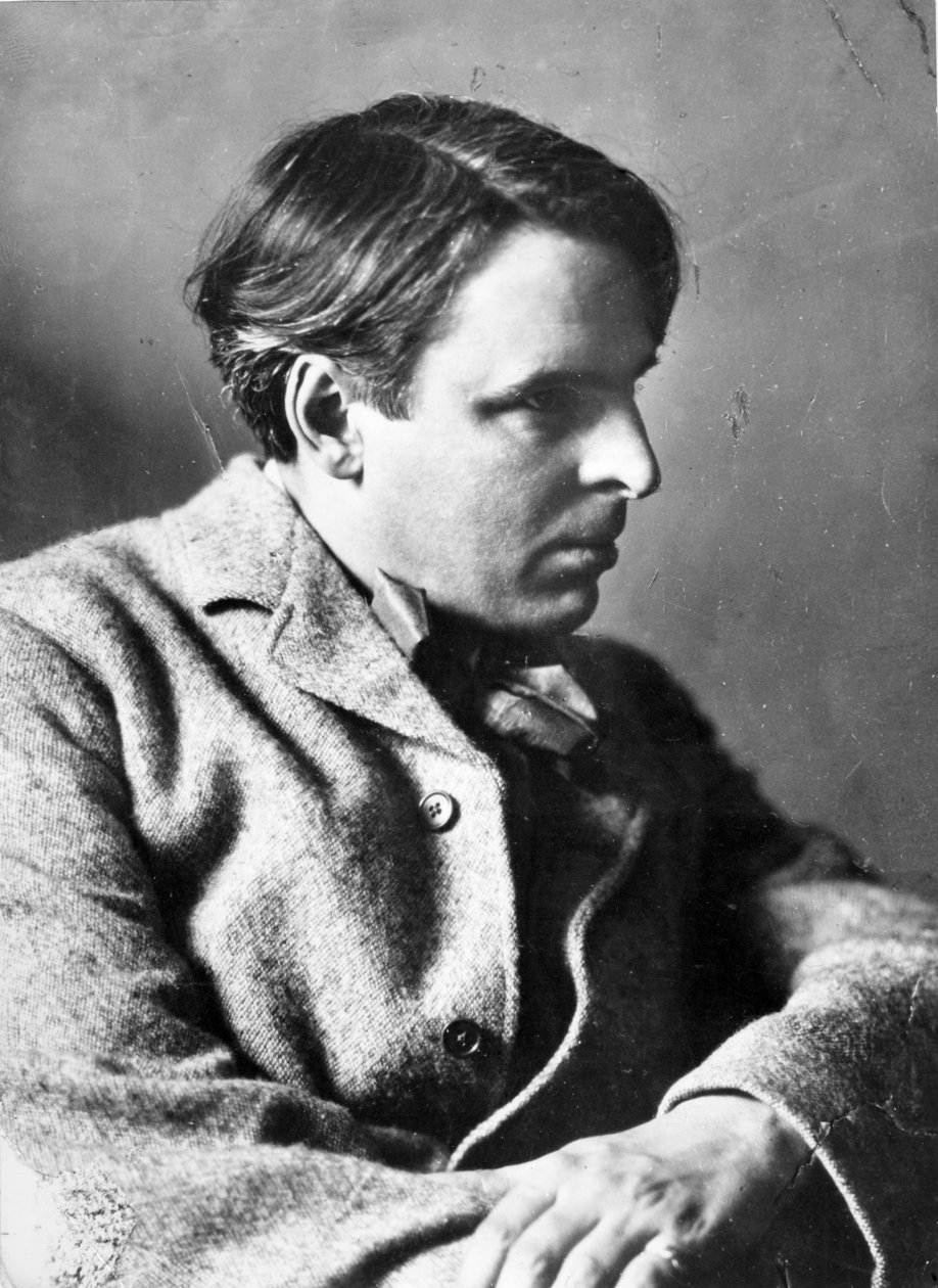 Portræt af W.B. Yeats af English Photographer
