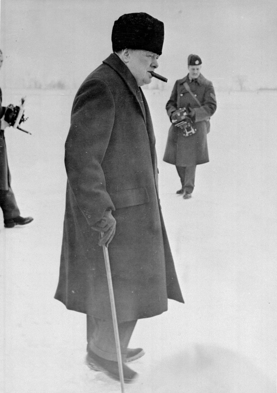 Portræt af Winston Churchill, 1942-45 af English Photographer