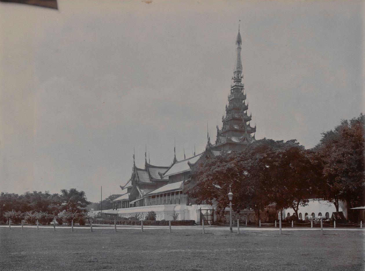 Pyit-that, Mandalay-paladset, Burma, 1906 af English Photographer