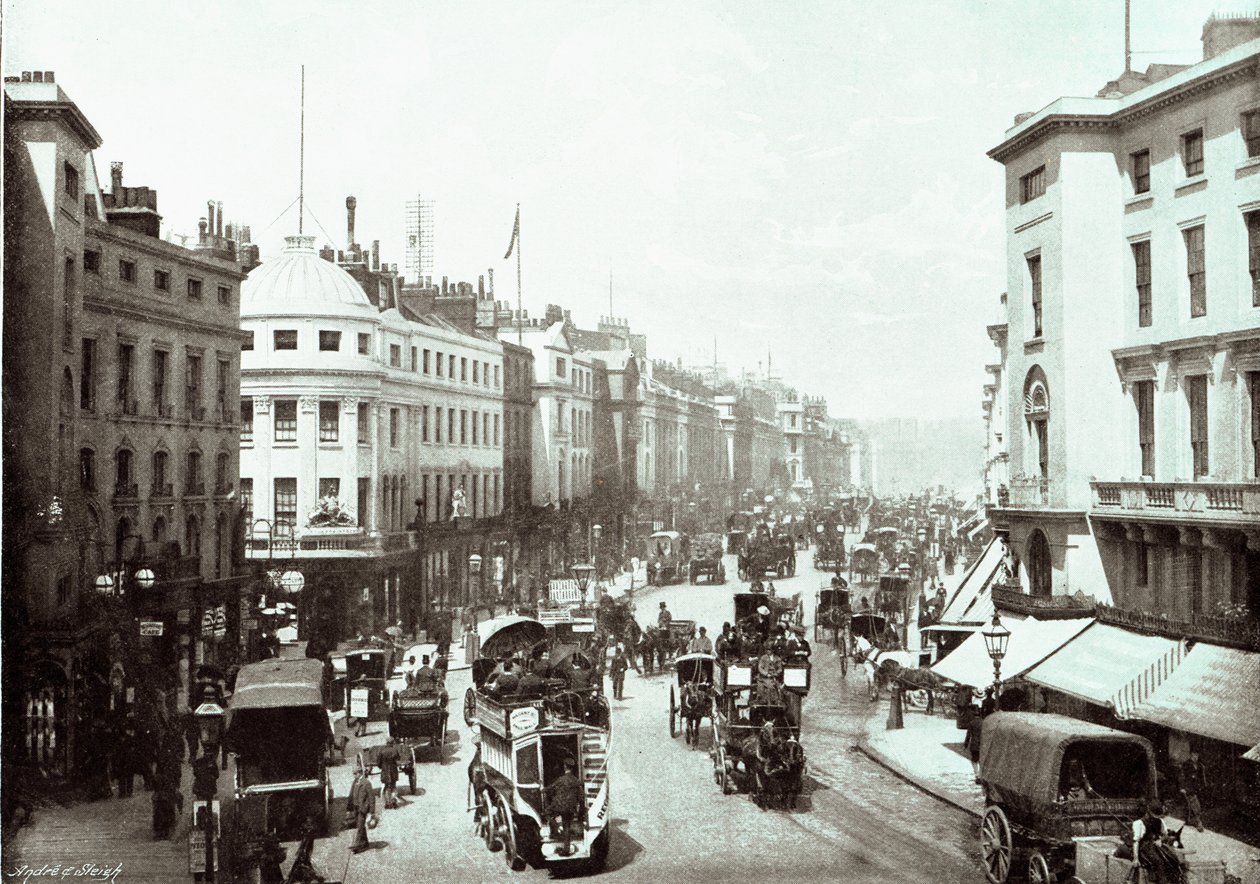Regent Street, London ca. 1900 af English Photographer