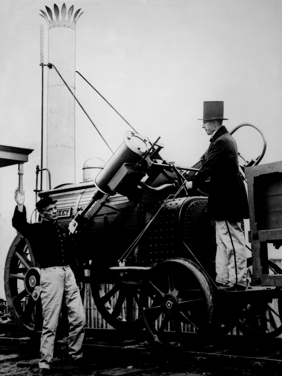 Replika af Stephensons Rocket, 1929 af English Photographer
