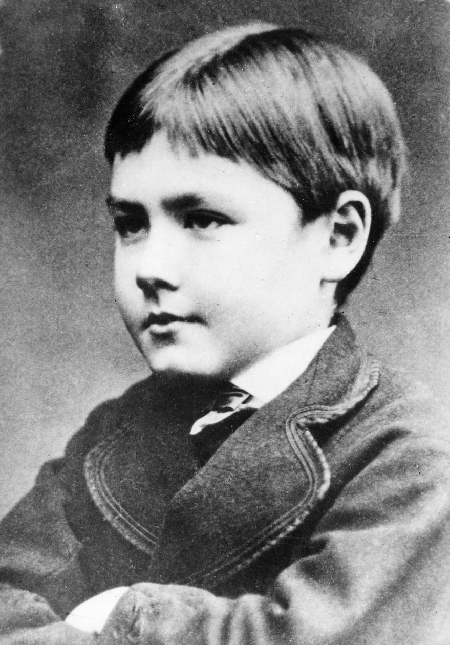 Rudyard Kipling, ca. 1870 af English Photographer