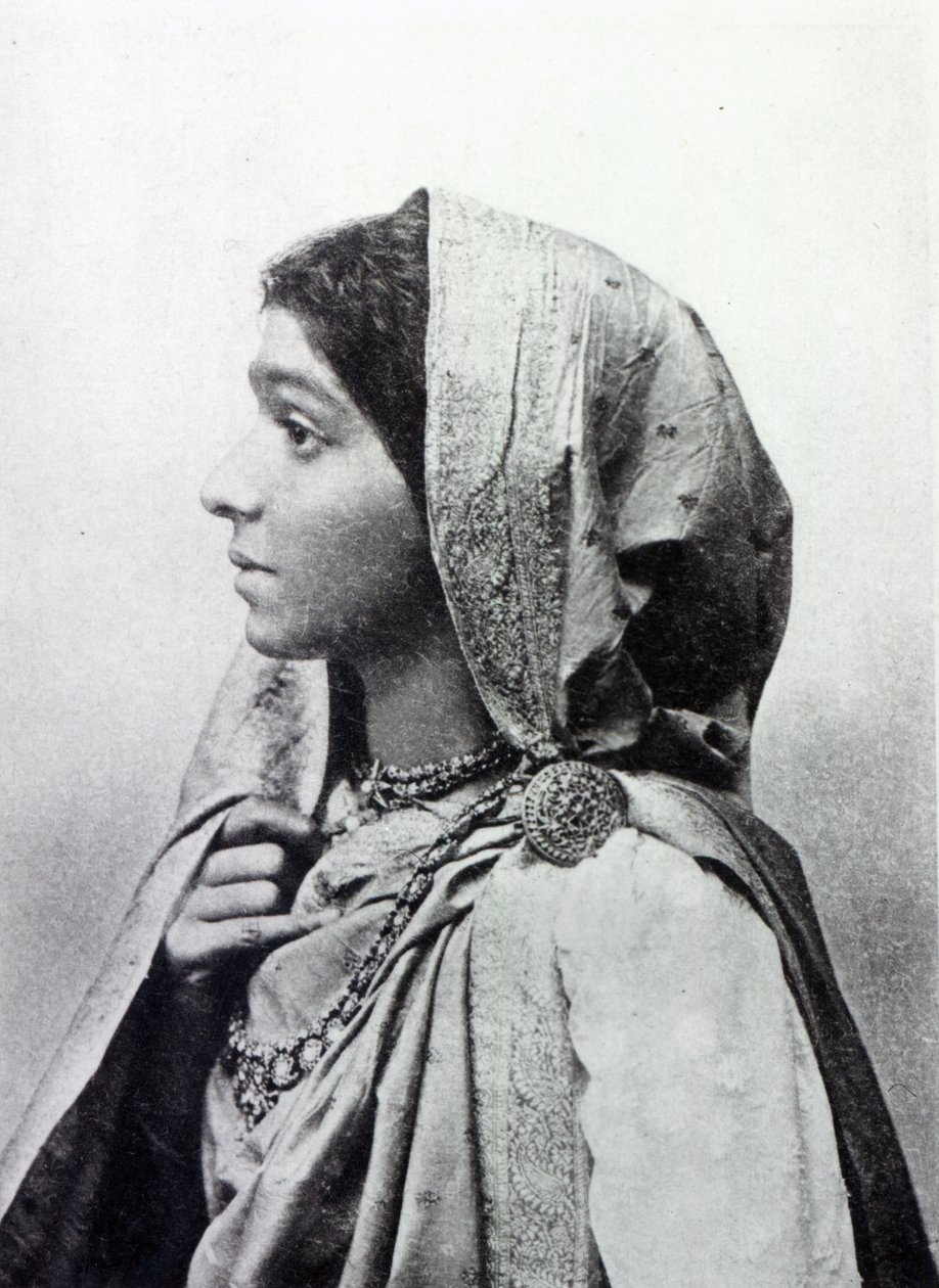 Sarojini Naidu af English Photographer