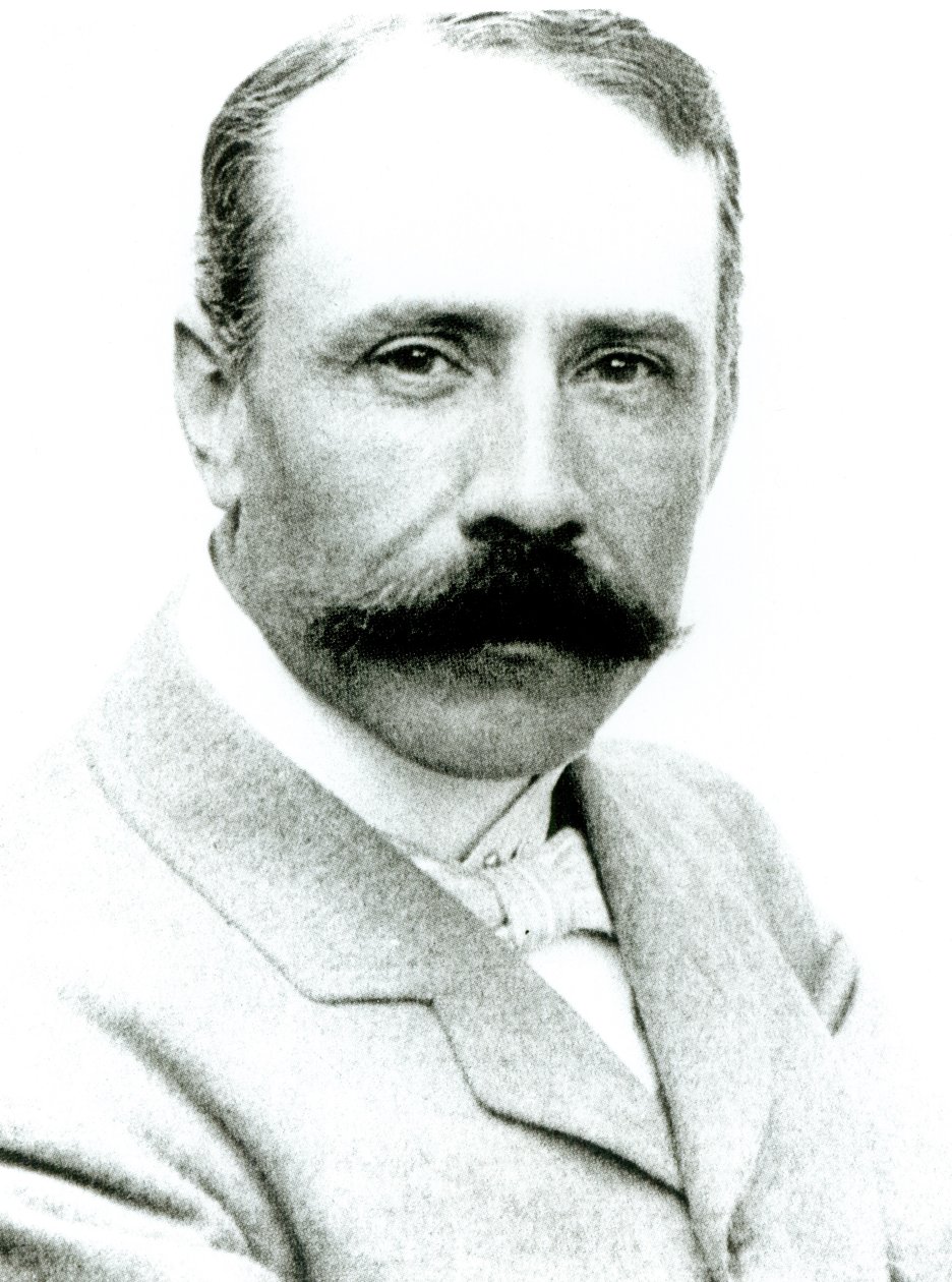 Sir Edward Elgar (1857-1934) af English Photographer