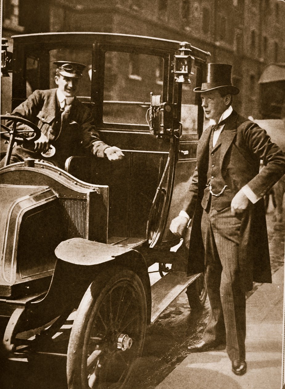 Sir Winston Churchill, Den yngste mand i Europa, 1908 (fotogravure) af English Photographer
