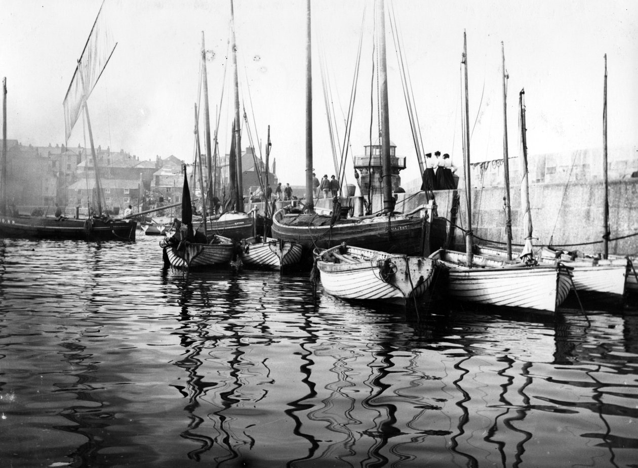 Smeatons Pier, St Ives, ca. 1890