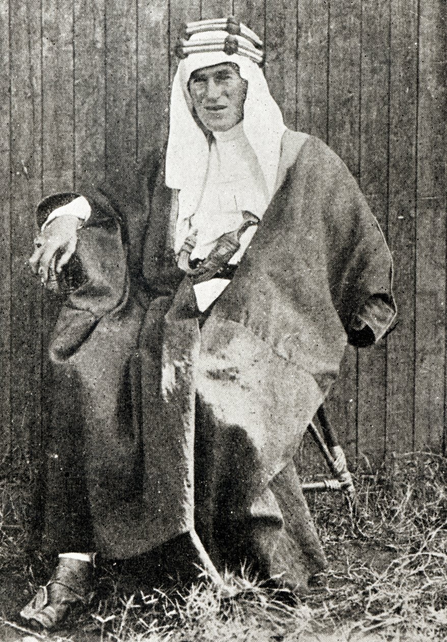 T. E. Lawrence i fuld arabisk kjole, 1919 af English Photographer