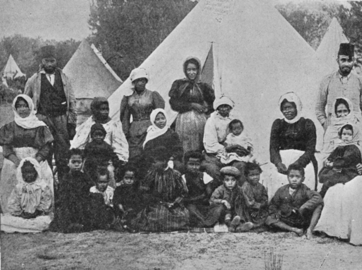 Kontaktlejren for malajer, Cape Town, illustration fra The King, 25. maj 1901 af English Photographer