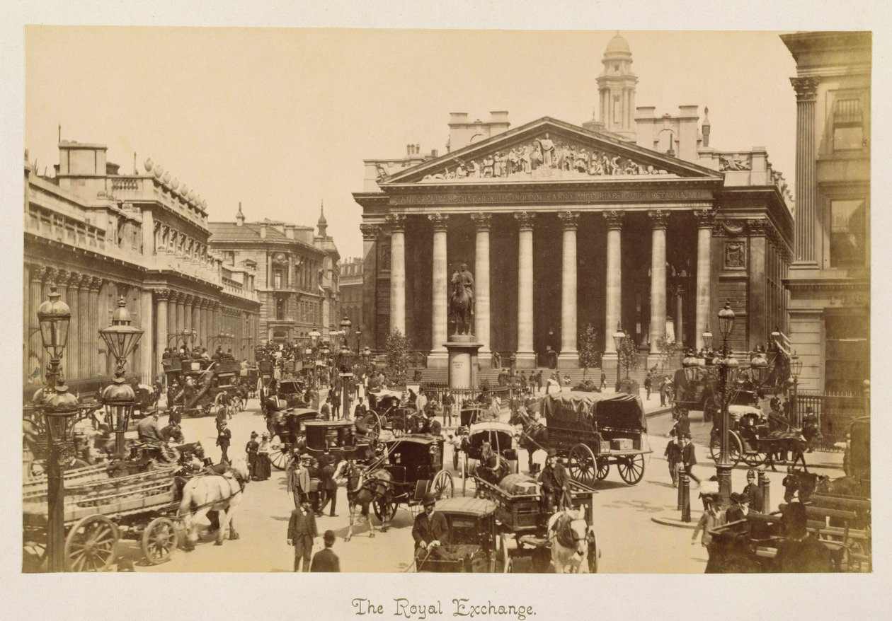 The Royal Exchange (sepia foto) af English Photographer