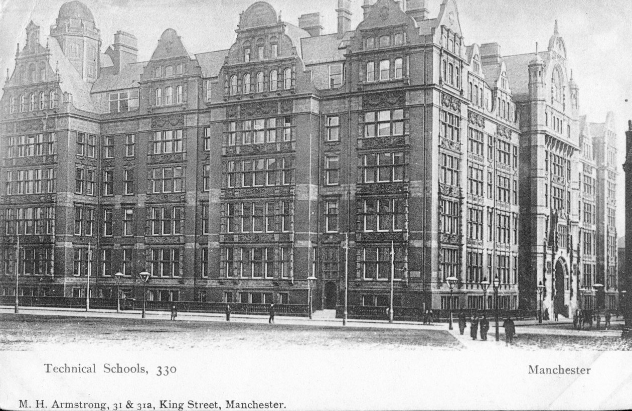 De tekniske skoler, Manchester af English Photographer