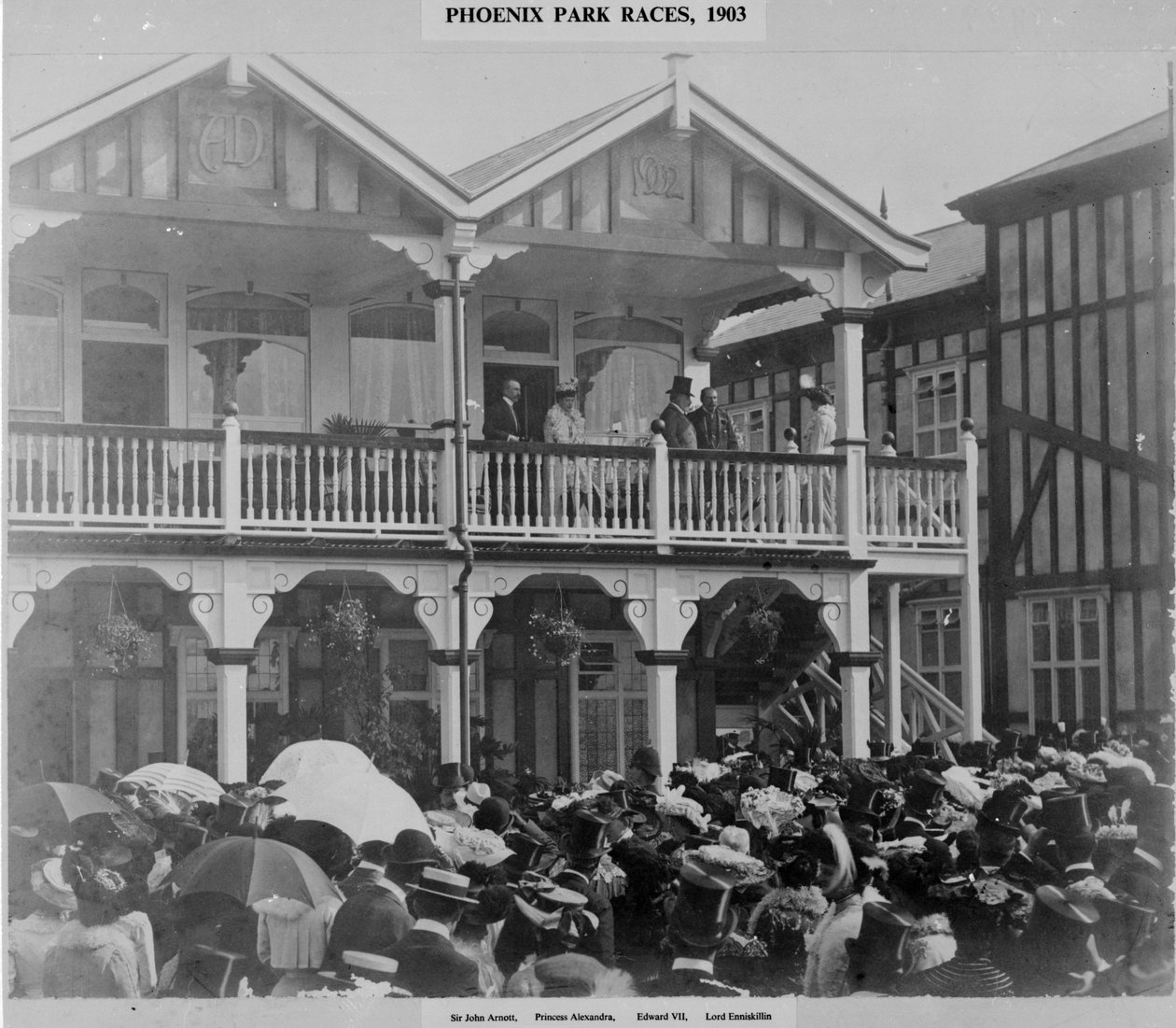 De første Phoenix Park Races, 1903 af English Photographer