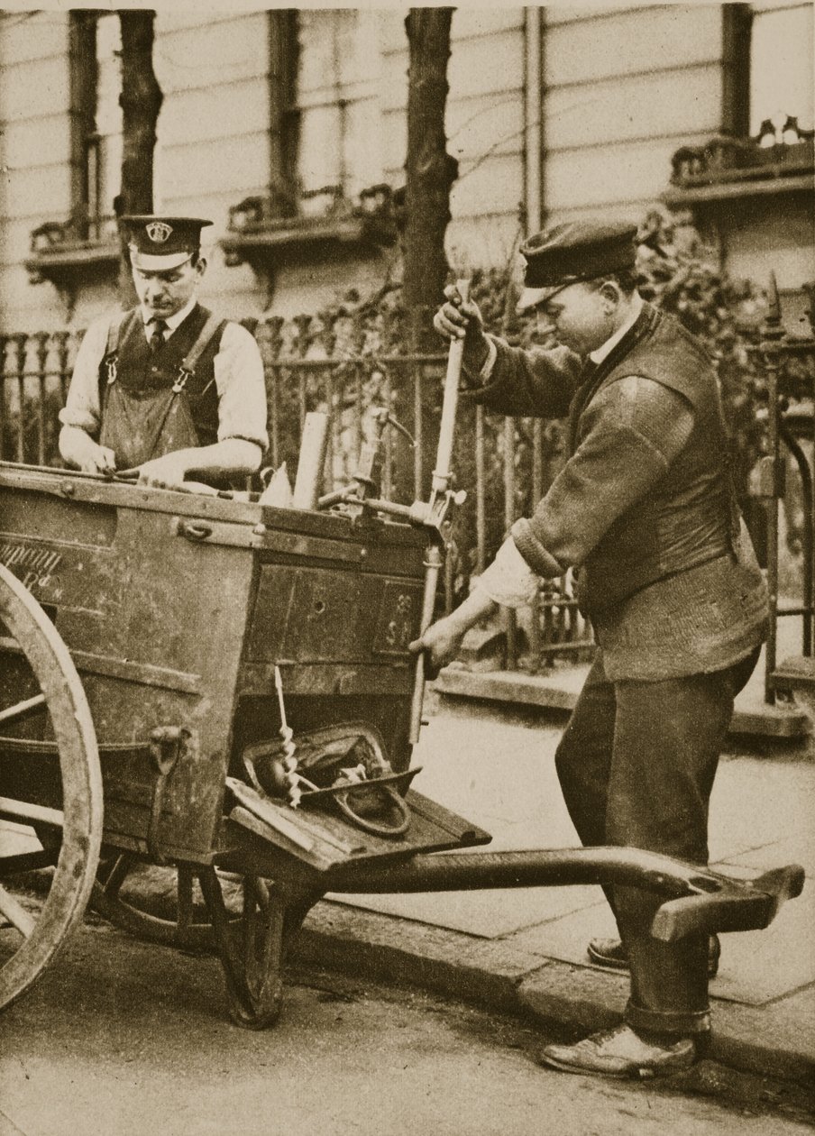 To London gasmontører (sepia foto) af English Photographer