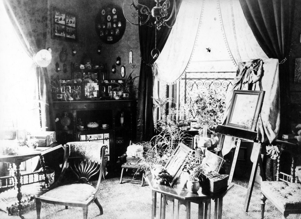Victoriansk tegnestue, ca. 1860-99 af English Photographer