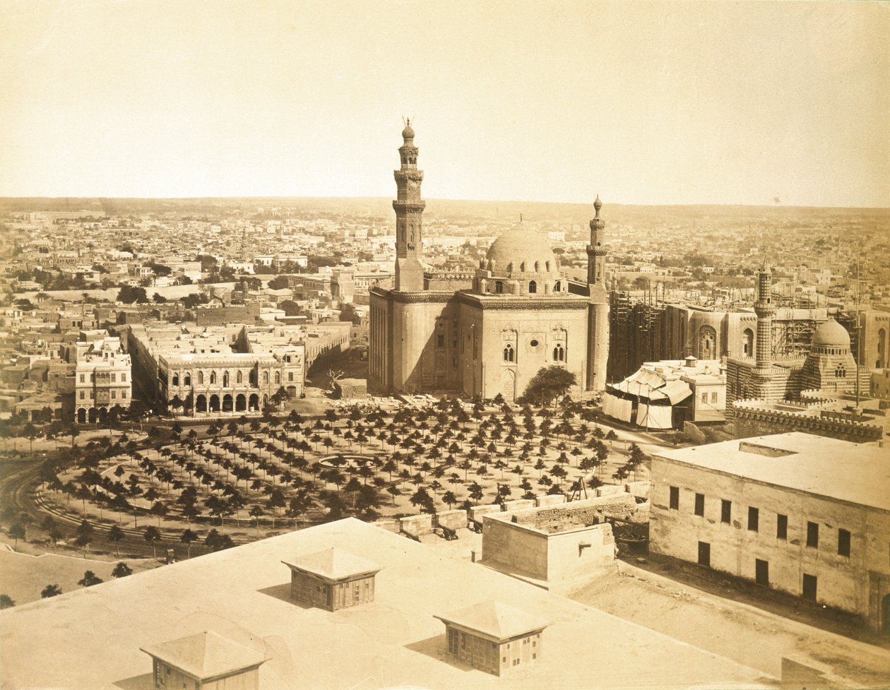 Udsigt over Kairo, ca. 1880 af English Photographer