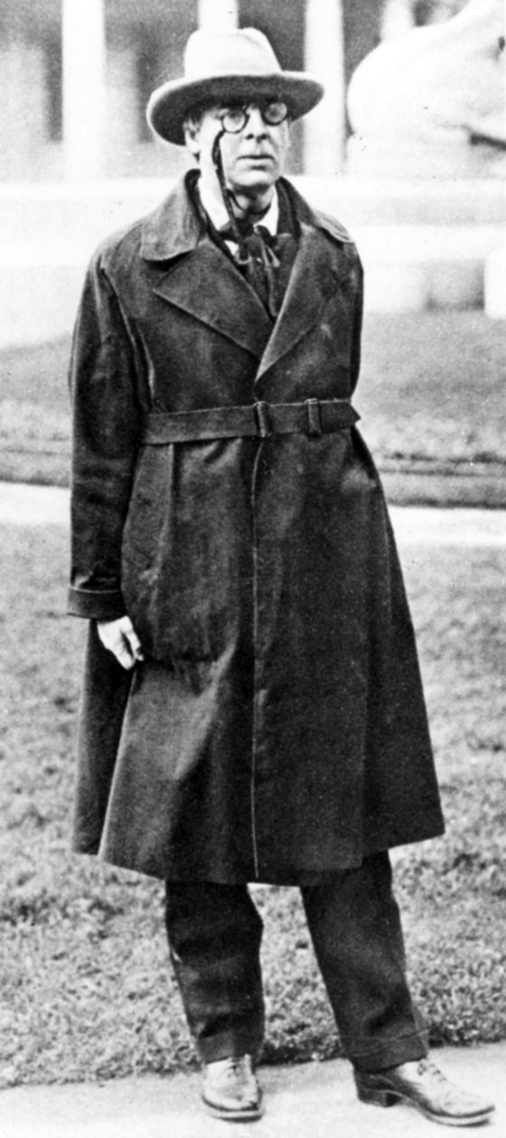 W.B. Yeats, 1923 af English Photographer
