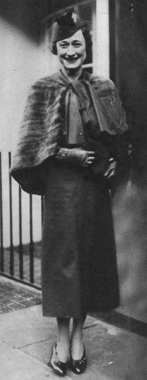 Wallis Simpson, 1936 af English Photographer