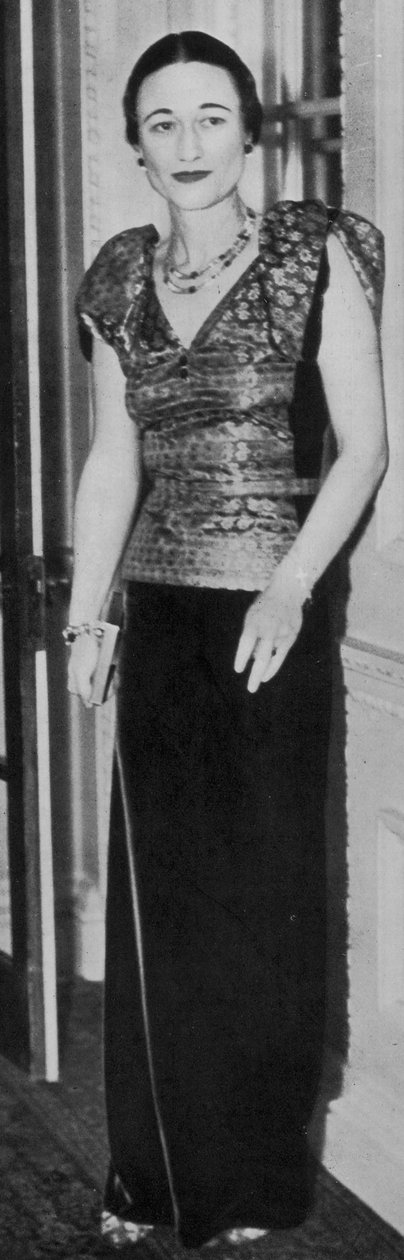 Wallis Simpson, 1936 af English Photographer